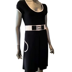 Joseph Ribkoff B&W Dress - Size 8